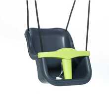 Laste kiik 4IQ 3in1, 39 x 49.1 cm, antratsiit/roheline