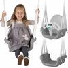 Laste kiik Ricokids 3in1 Teddy, hall/valge