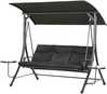 Aia kiik Outsunny Hollywood, 271 x 125 x 177 cm, must