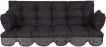 Patjade komplekt kiigele Patio Bora D002-07PB, must