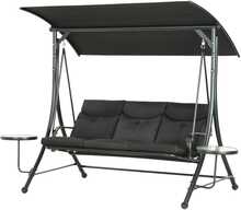 Aia kiik Outsunny Hollywood, 271 x 125 x 177 cm, must