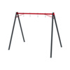 Metallist kiigeraam 4iq Double Swing, must