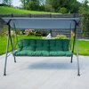 Aiakiik Patio Sevilla D001-32PB, roheline/hall, 222x126x155 cm