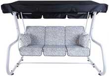 Kiige katus Patio Rimini/Venezia, must, 228x126 cm