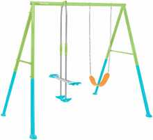Laste kiik Intex 44120, 251 x 211 x 254 cm, sinine/roheline