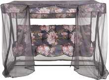 Aiakiik Patio Milano Black Edition, 220 x 134 x 157 cm, must/roosa/hall