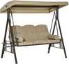 Aiasuupink Outsunny, 3-kohaline, khaki, 116x206x183 cm