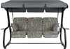 Aiakiik Patio Rimini Black Edition, 222 x 143 x 173 cm, pruun/must/hall