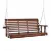 Puidust verandakiik Vevor, 170 cm, pruun