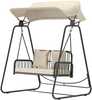 Aiakiik Outsunny Hollywood Swing, 149 x 121 x 180 cm, khaki