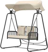 Aiakiik Outsunny Hollywood Swing, 149 x 121 x 180 cm, khaki