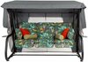 Aiakiik Patio Venezia Lux, 221 x 143 x 173 cm, must/roheline/hall