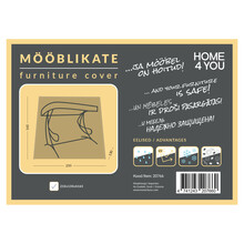 Mööblikate Home4you 210 x 130 x 165 cm, must, ilmastikukindel