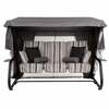 Aiakiik Patio Venezia Lux Black Edition, must/hall, 221x143x173 cm