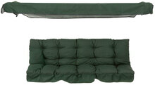 Patjade komplekt kiigele Patio Parma / Milano H024-32PB, 170 x 108 cm, roheline