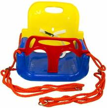 Laste kiik Kik 3in1, 33 cm, sinine/punane/kollane