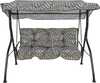 Patjade komplekt kiigele Patio Luna/Kate G050-06IB, 130 x 92 cm, kollane/hall