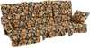 Kiigepadjad Home4you Roma, 108 x 56 x 10 cm, pruunid
