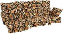 Kiigepadjad Home4you Roma, 108 x 56 x 10 cm, pruunid
