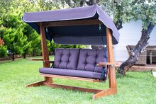 Aiakiik Kalune Design Viva 2200, 100 x 220 x 175 cm, antratsiit/pruun