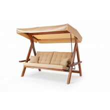 Aia kiiksohva Kalune Design Lyon 2400, 175x236x210 cm, pruun/beež