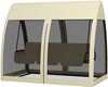 Aia kiik Outsunny 2 in 1 Hollywood, 240 x 140 x 197 cm, kohv