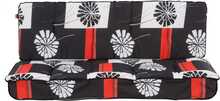 Kiigepadi Patio Latina, 150 cm, must/punane