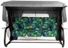 Aiakiik Patio Venezia Black Edition, 221 x 143 x 173 cm, must/roheline/hall