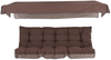 Patjade komplekt kiigele Patio Parma / Milano H047-04PB, 170 x 108 cm, pruun