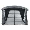 Kiige katus koos sääsevõrguga patio Ravenna D031-26CW, 224x124 cm, grafiit