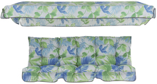 Patjade komplekt kiigele Patio Parma / Milano G044-11PB, 170 x 108 cm, sinine/roheline