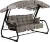 Aiakiik Patio Ravenna Black Edition, must/pruunikas, 209 x 132 x 171 cm