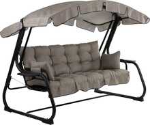 Aiakiik Patio Ravenna Black Edition, must/pruunikas, 209 x 132 x 171 cm