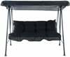 Aiakiik Patio Tora D002-07PB, antratsiit, 175x95x140 cm