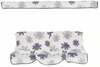 Kiigepadi Patio Tora A018-06BB, 135 x 100 cm, sinine/valge/hall