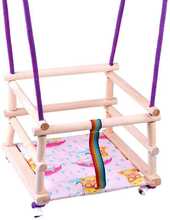 Puidust kiik Malimas Swing SP0210, värviline