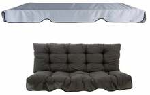 Patjade komplekt katusega kiigele Patio Piemont H024-07PB, 150 x 100 cm, hall