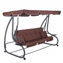 Aiakiik Springos Linda GS0004, pruun, 120x220x162 cm