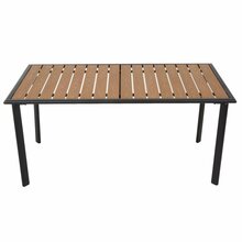 Aialaud Patio Solar, 160 x 90 x 74 cm, pruun/must