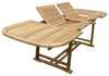 Õuelaud Home4you FABIOLA 285/225/165 x 100 x 75 cm, akaatsiapuit
