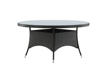 Aia söögilaud Venture Design Volta ø150 cm, must
