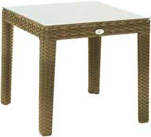 Abilaud Home4you Wicker, 50 x 50 x 45 cm, heledapruun