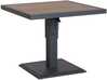 Õuelaud Home4you PARKER 90 x 90 x 52-75 cm, hall