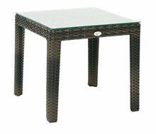 Abilaud Home4you Wicker, 50 x 50 x 45 cm, tumepruun