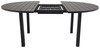 Lauaväline laud Venture Design Marbella, ø140 cm, must