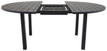 Lauaväline laud Venture Design Marbella, ø140 cm, must