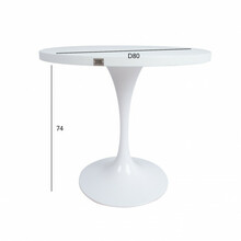 Aialaud Home4You Bolgheri, 80 x 74 cm, valge