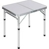 Matkalaud FoxOutdoor, 60 x 45 x 25-55 cm, valge