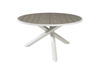 Lauavälilaud Venture Design Parma, ø140 cm, valge/hall