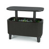 Aiabaar Keter Bevy Bar, 83.5 x 40 x 50 - 74 cm, must
